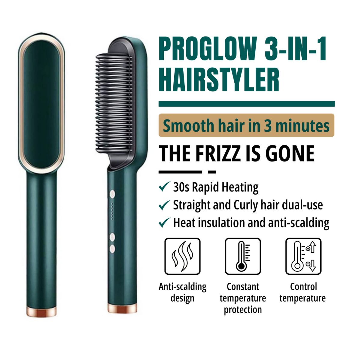 ProGlow 3-in-1 Hair Styler